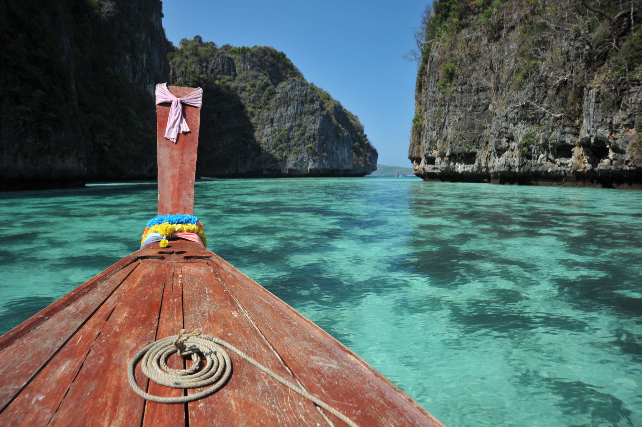 Eine Bucht in Südthailand