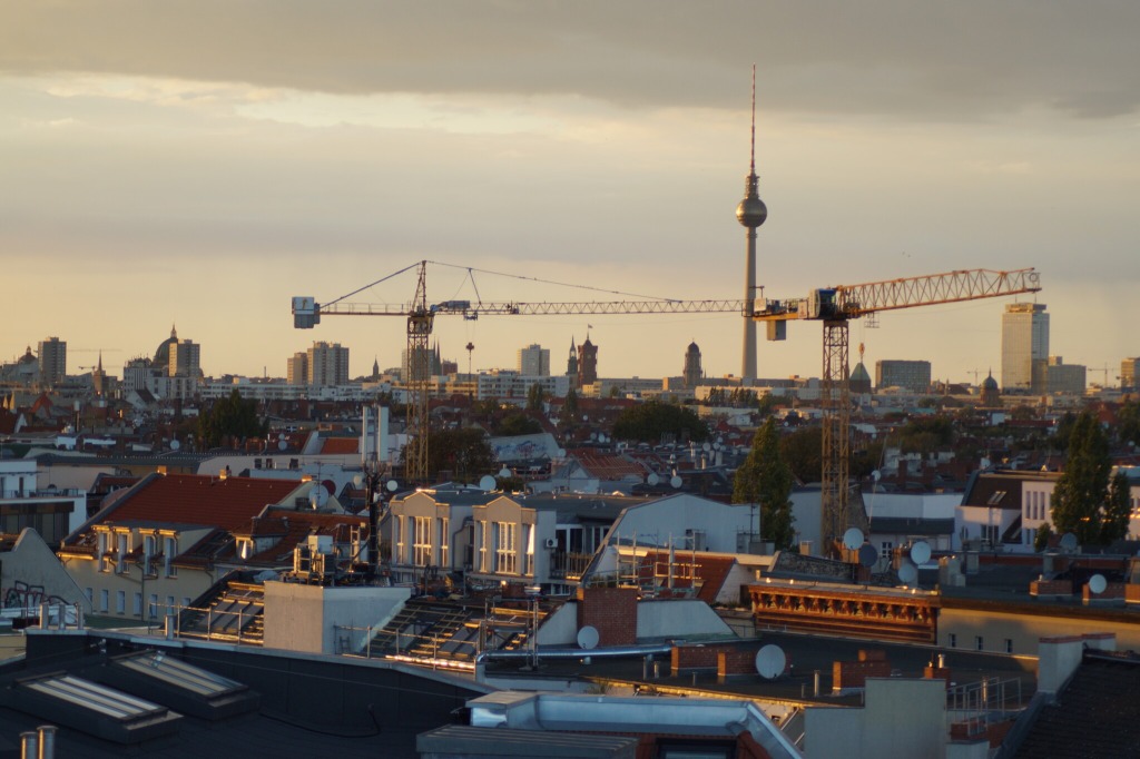 Ausblick vom Klunkerkranich in Berlin