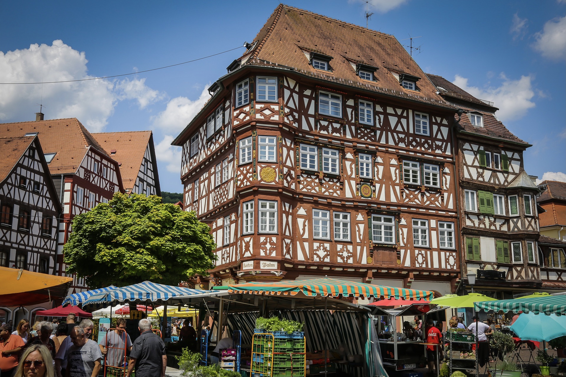 Mosbach ist eines der Ausflugsziele auf der deutschen Burgenstraße