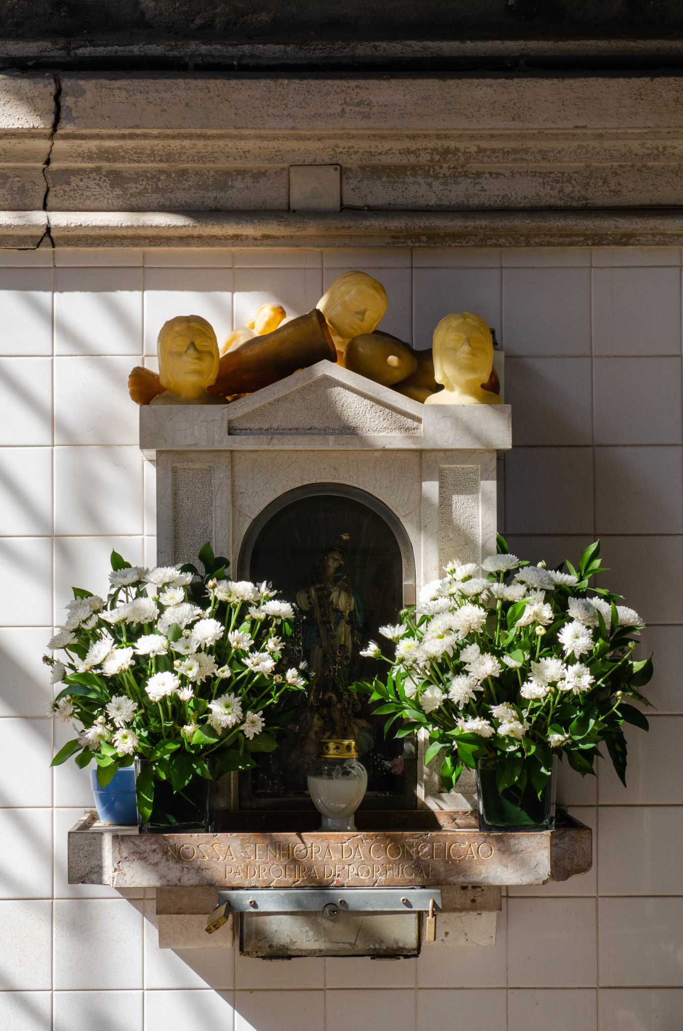 Dekoration in den Straßen von Porto in Portugal