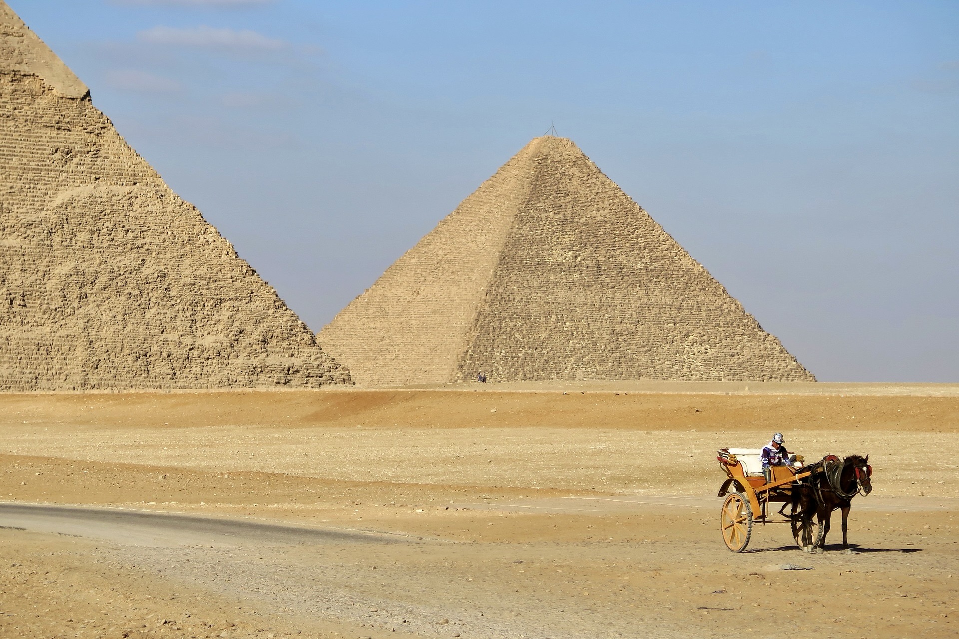 Pyramiden in Kairo in Ägypten