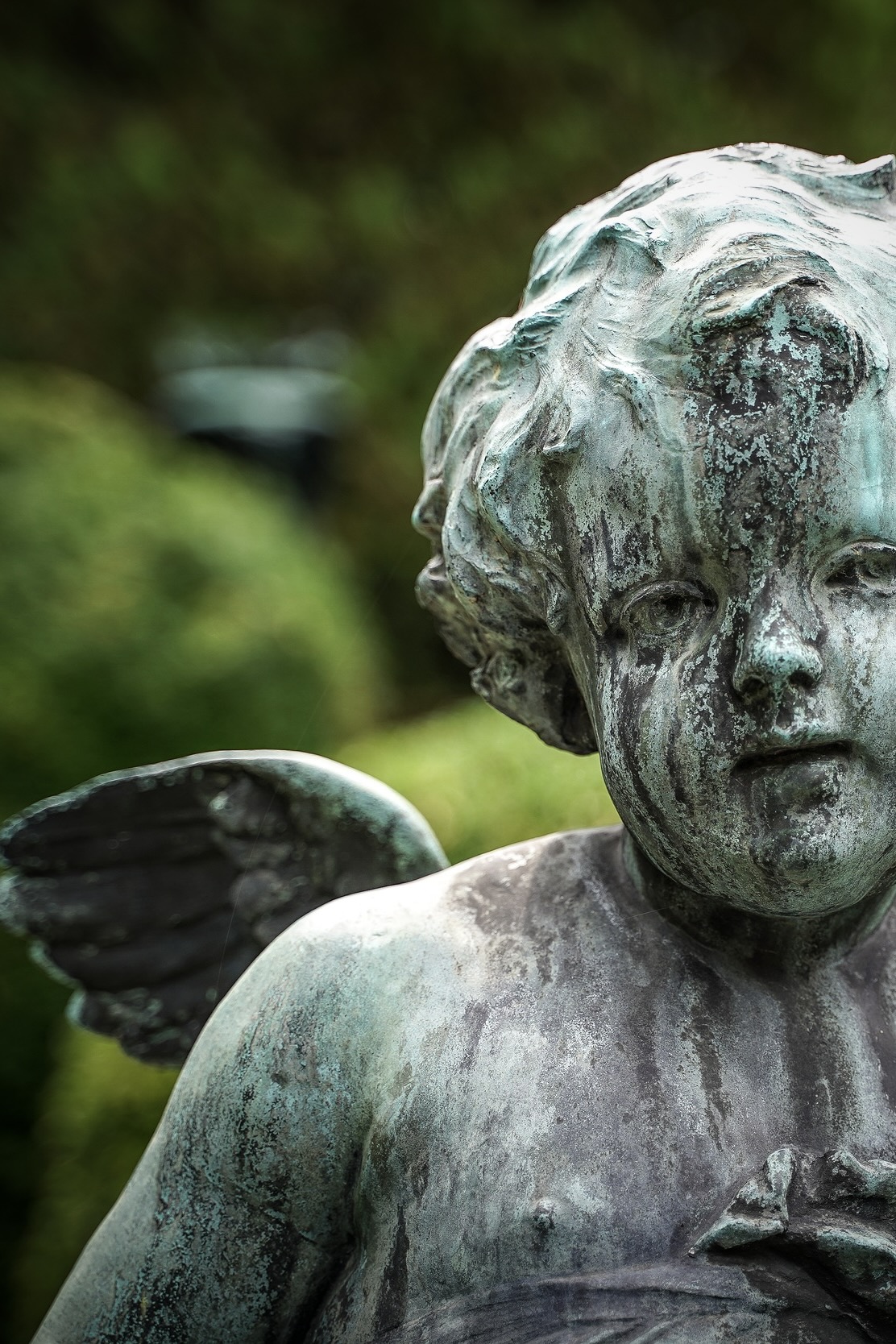 Eine Statue im Wiener Zentralfriedhof