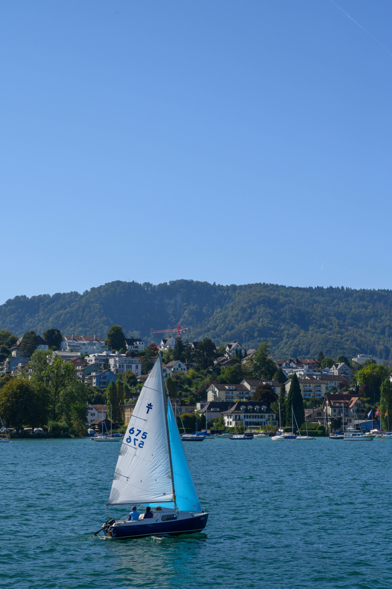 Mit dem Boot über den Zürichsee