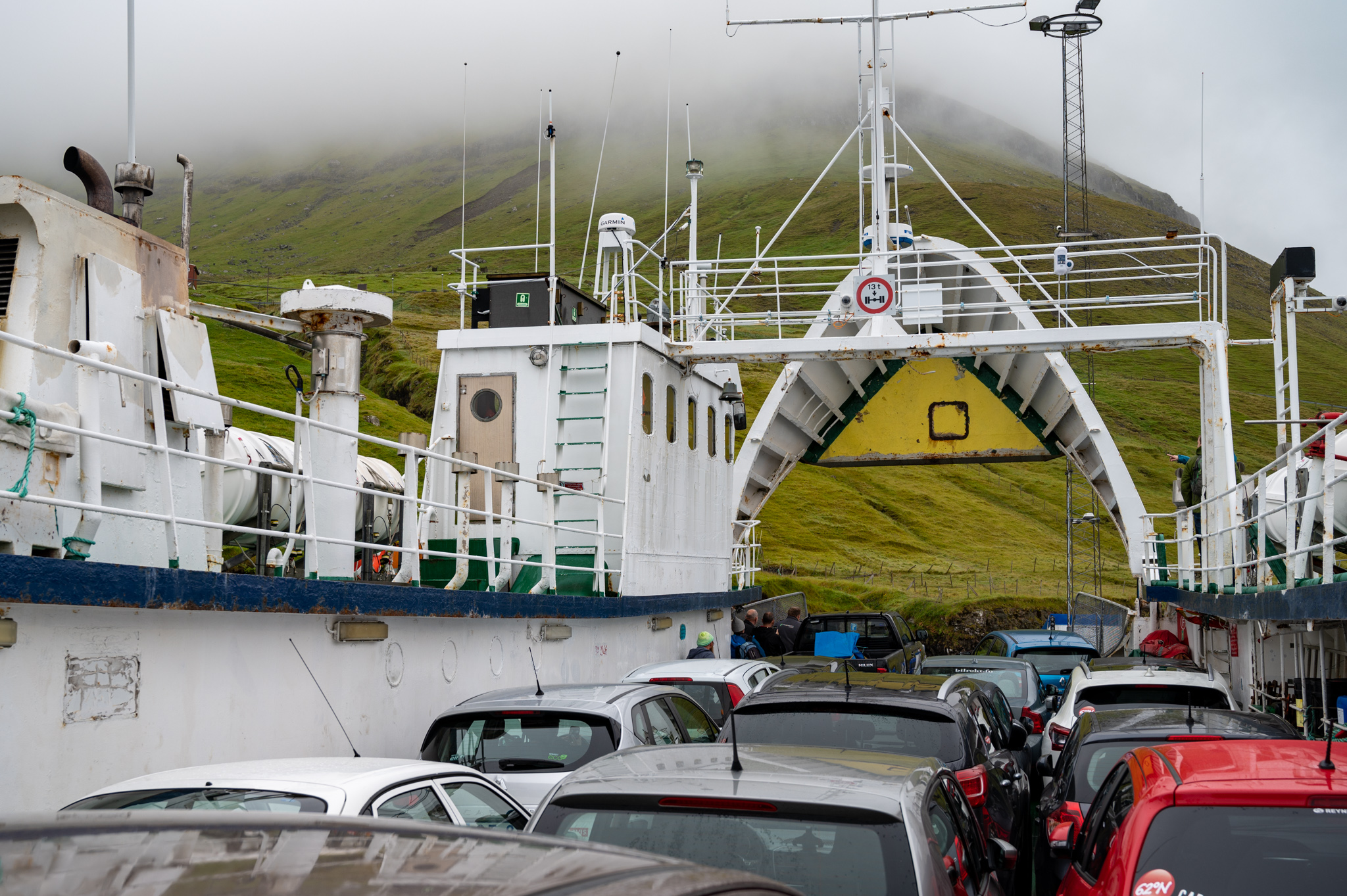 Mit Fähre auf die Insel Kalsoy