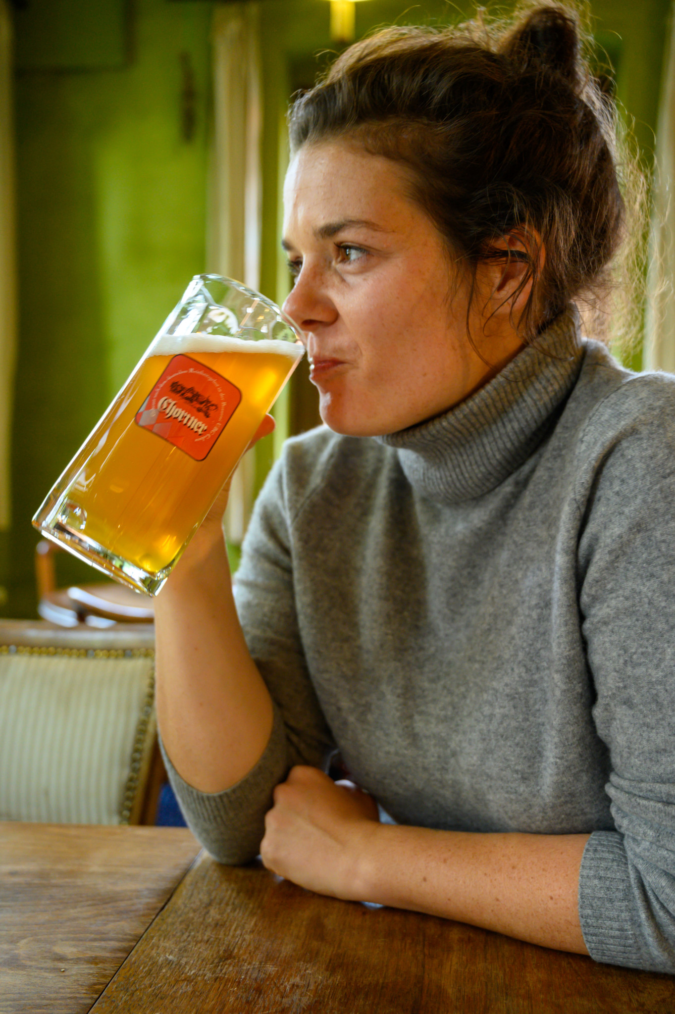 Bier im "Zum grünen Baum" in Ringenwalde