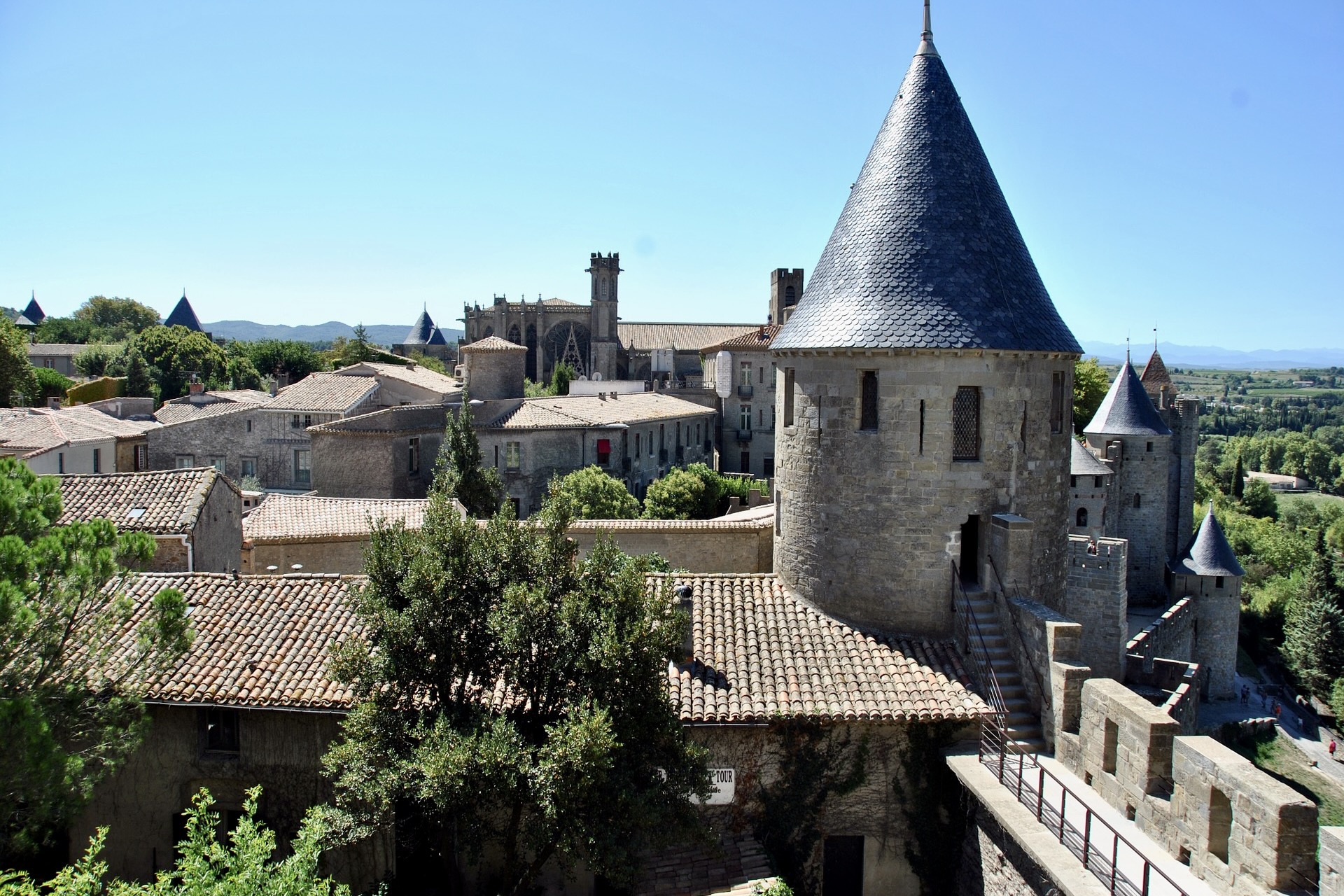 Cité de Carcassonne in Frankreich