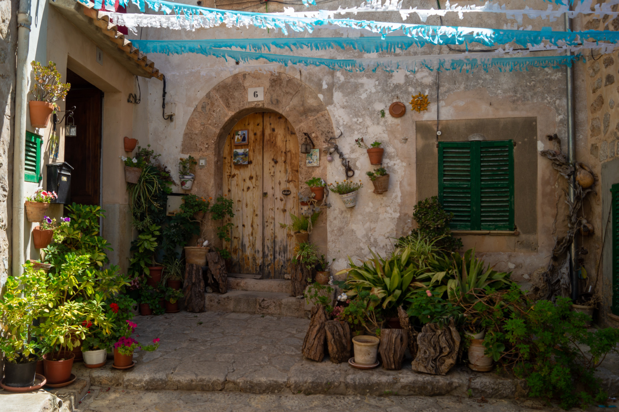 Typisches Bild in Valldemossa auf Mallorca