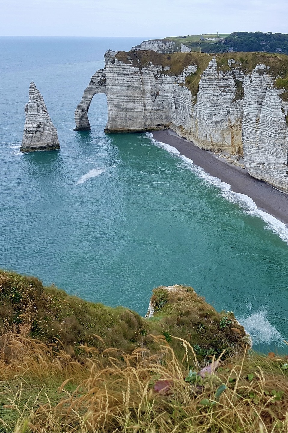 Die Felsenklippen von Étretat in der Normandie