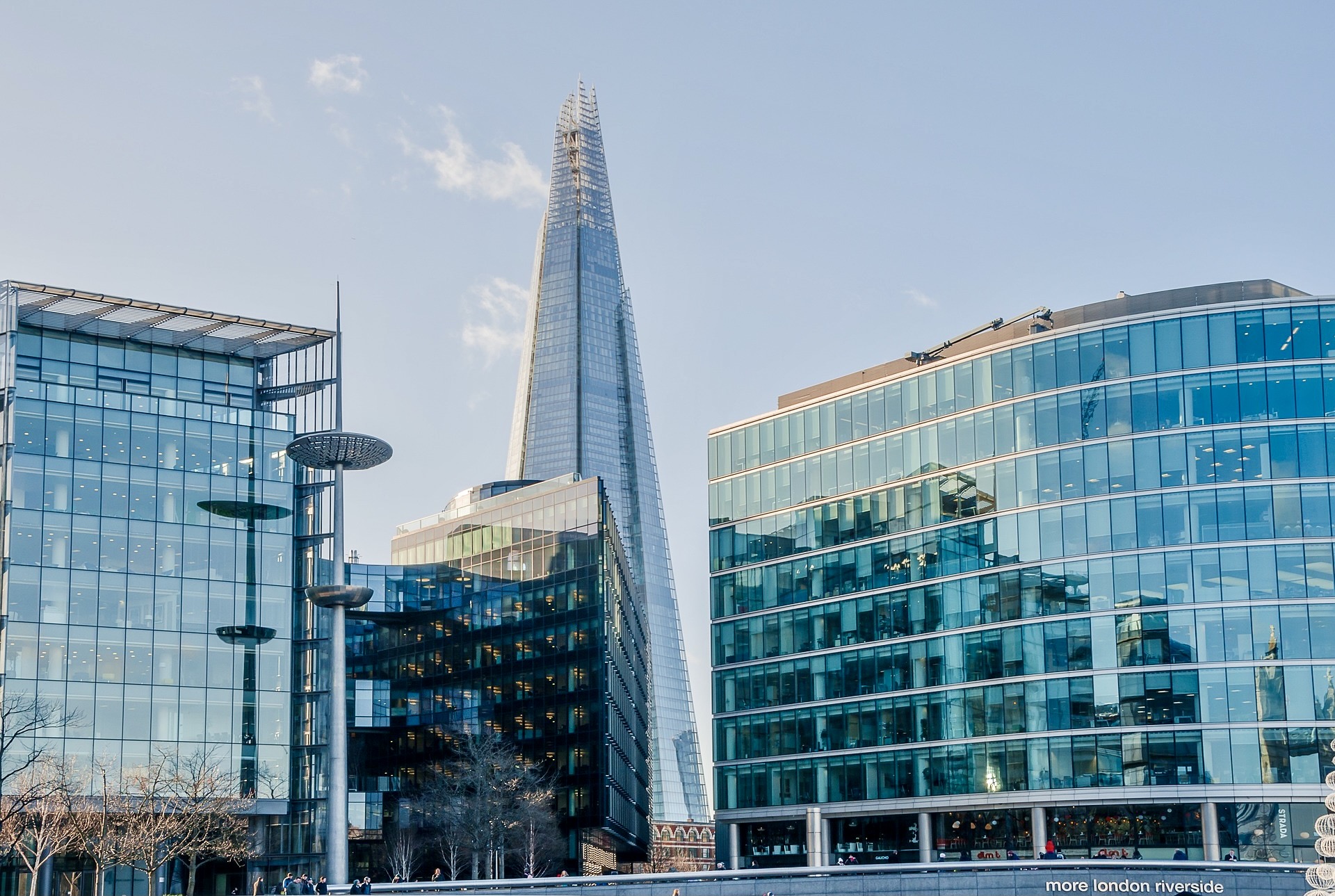 Das berühmte Hochhaus The Shard 