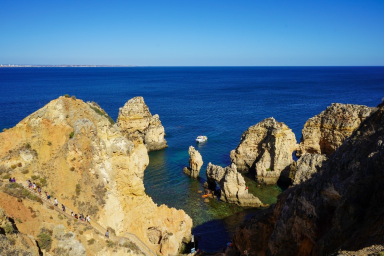 Ponte de Piedade an der Algarve in Portugal