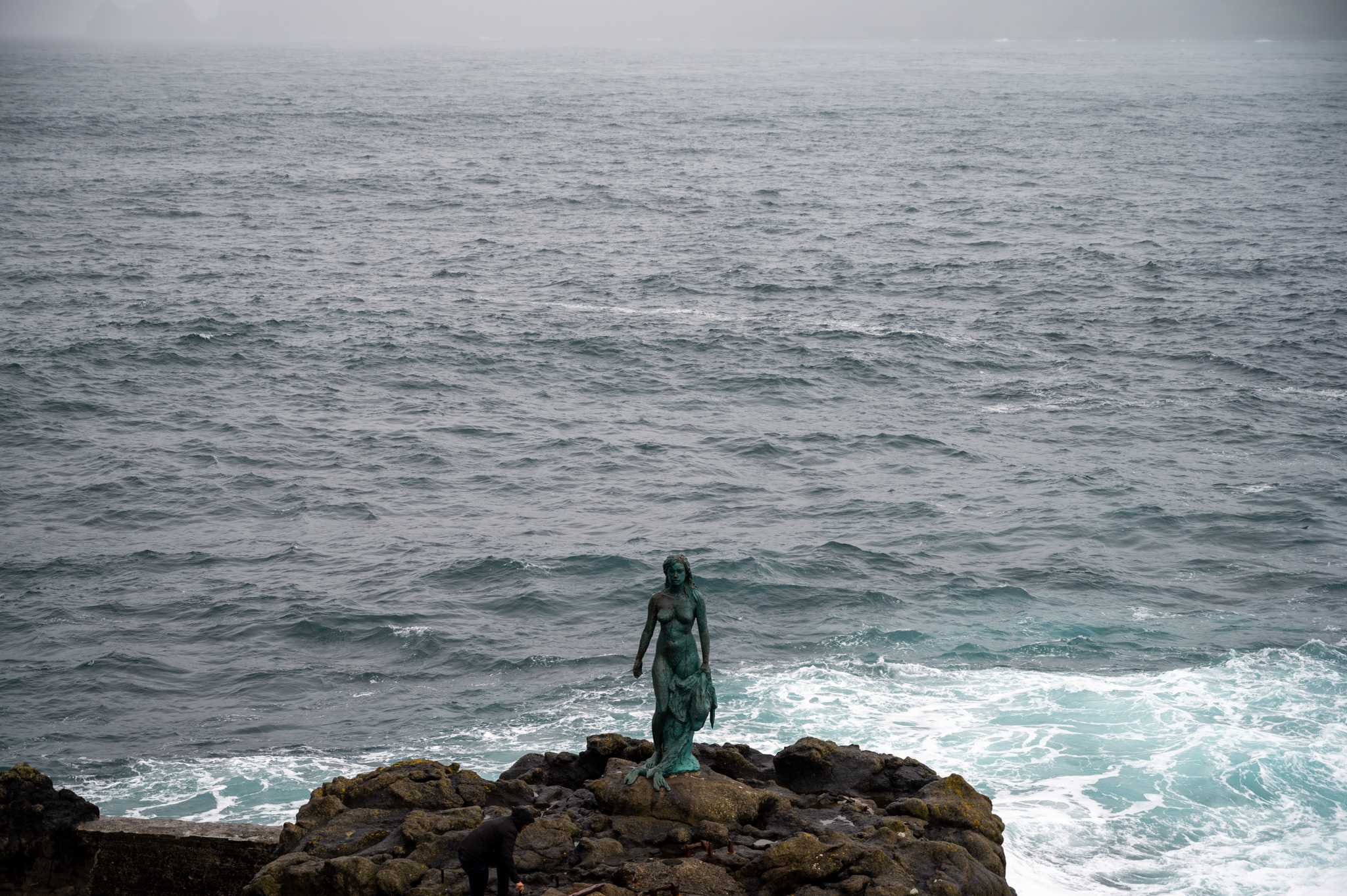 Robbenfrau auf der Insel Kalsoy