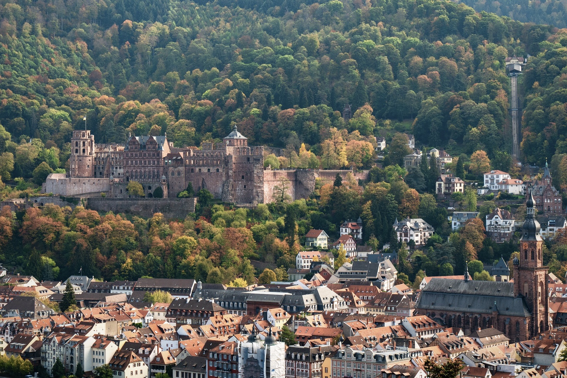 Schloss Heidelberg ist eine der meistbesuchten Highlights und Sehenswürdigkeiten in Baden-Württemberg