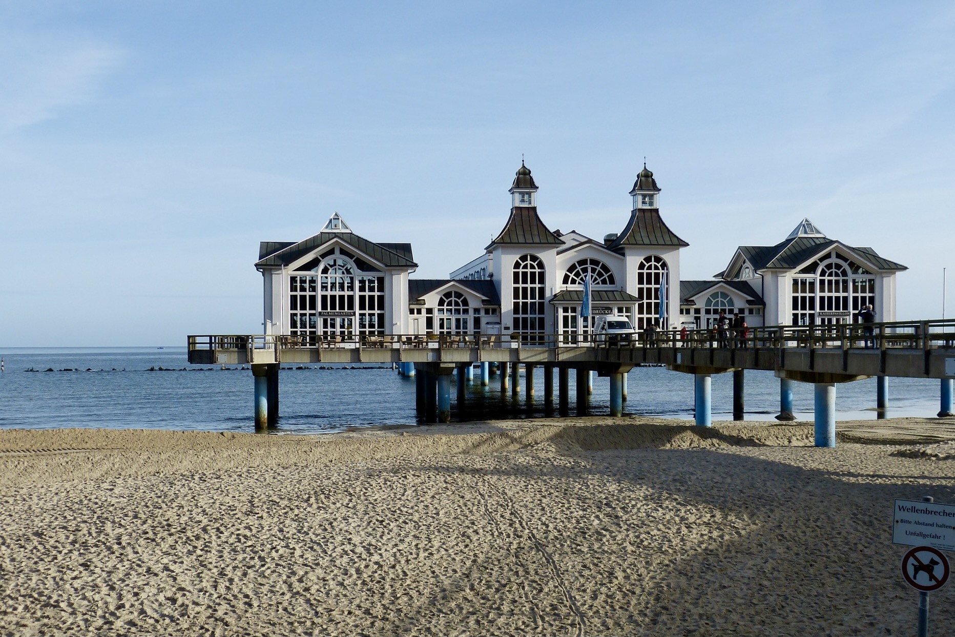 Zu den Sehenswürdigkeiten in Mecklenburg-Vorpommern gehört auch die Seebrücke Sellin