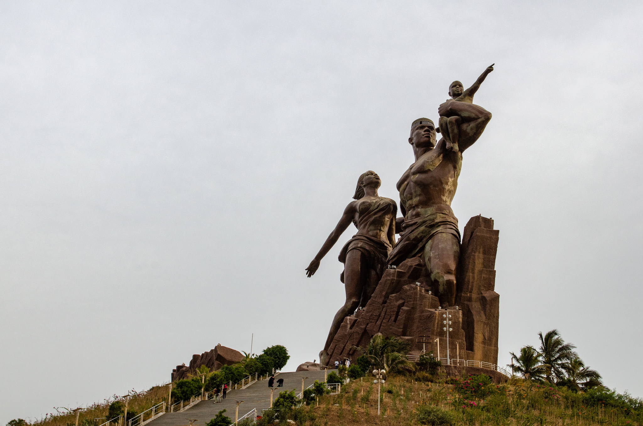 Das Monument der Renaissance in Dakar