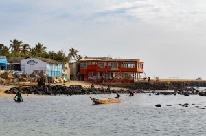 Die Küste von Dakar im Senegal