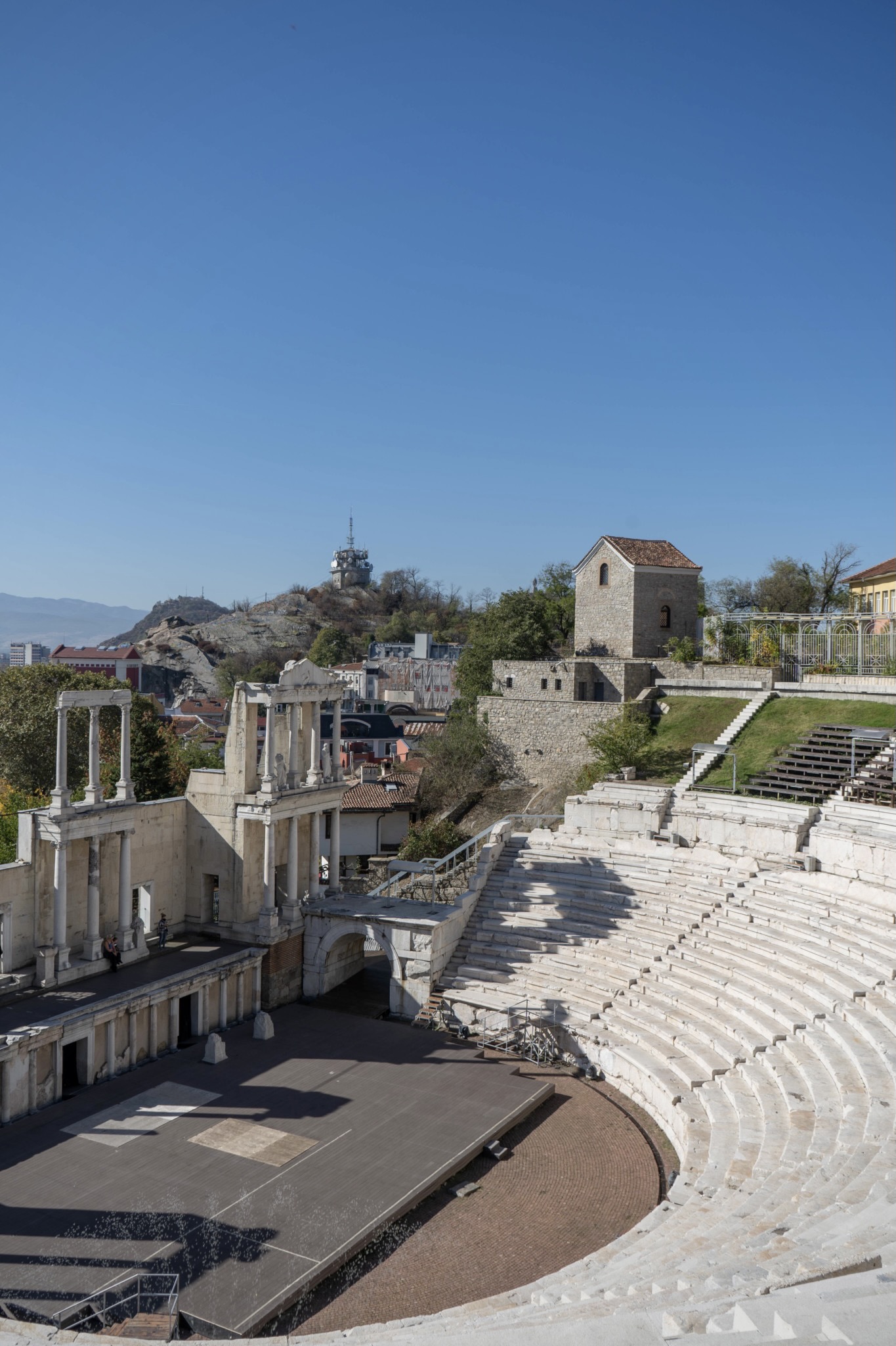 Plovdiv in Bulgarien mit dem Theater als besonderer Städtetrip in Europa