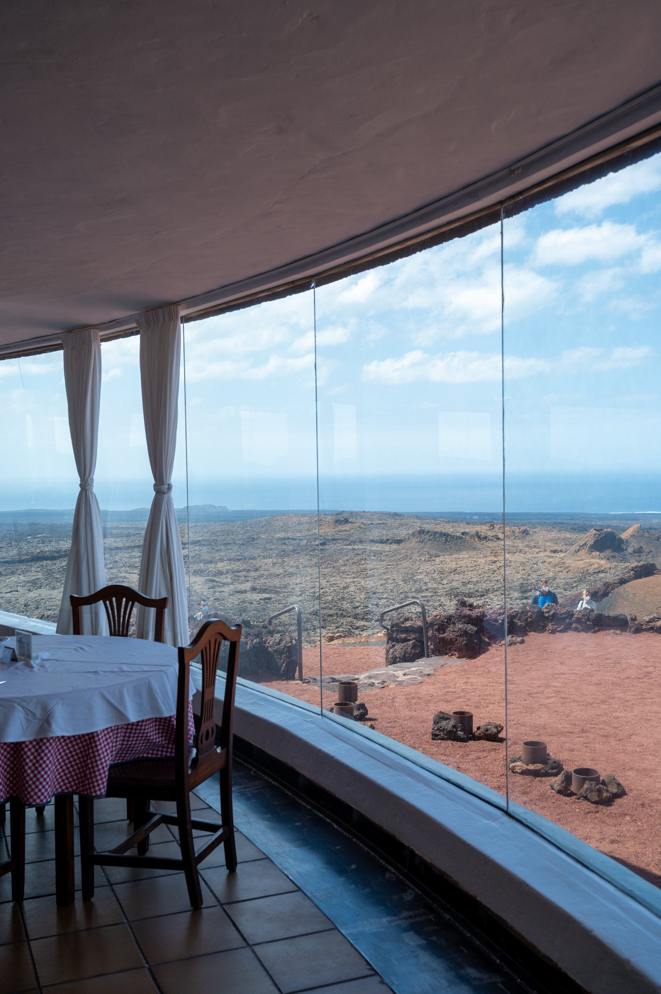 Ausblick Timanfaya auf Lanzarote