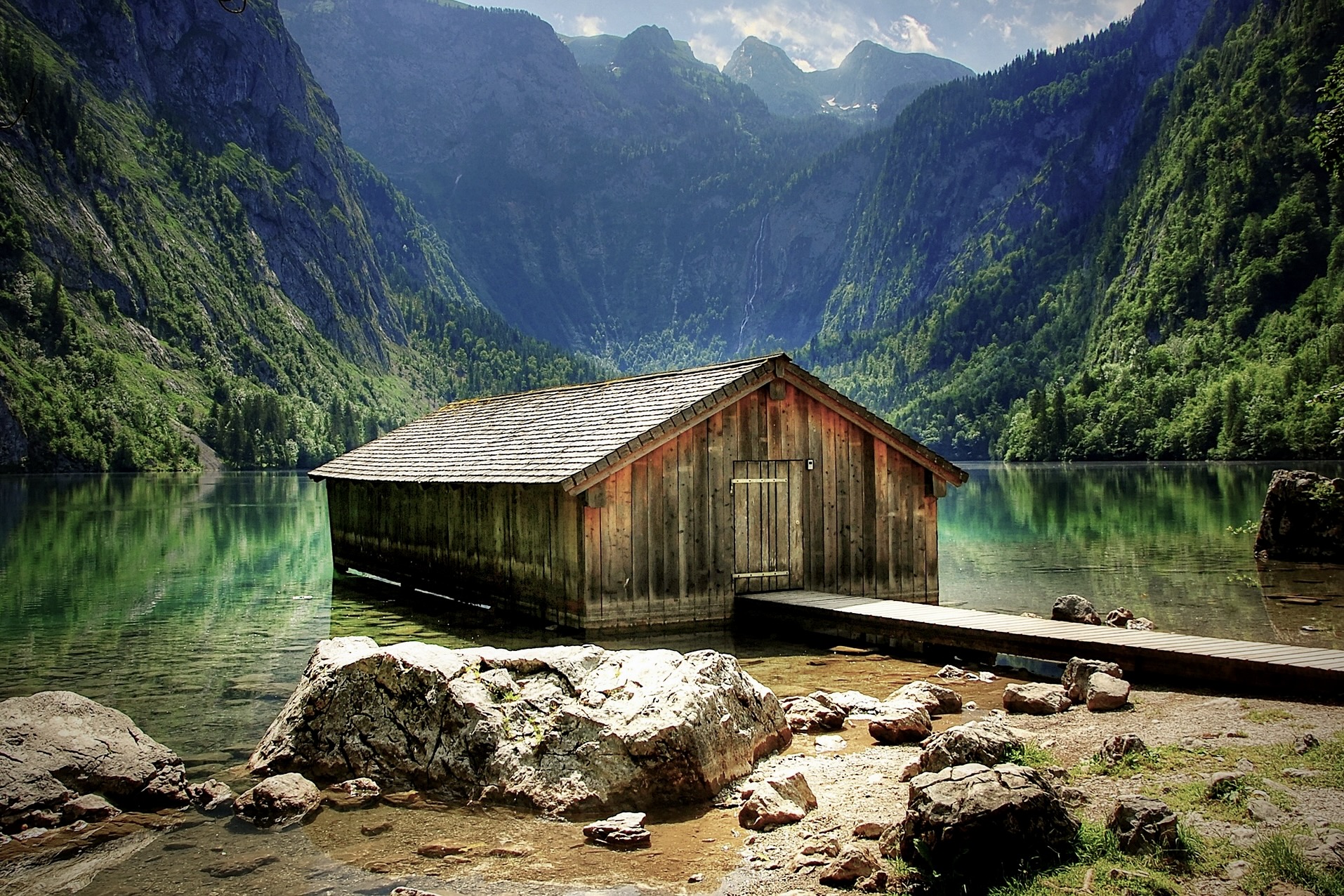 Die Hütte am Obersee beim Königssee ist auf Instagram beliebt