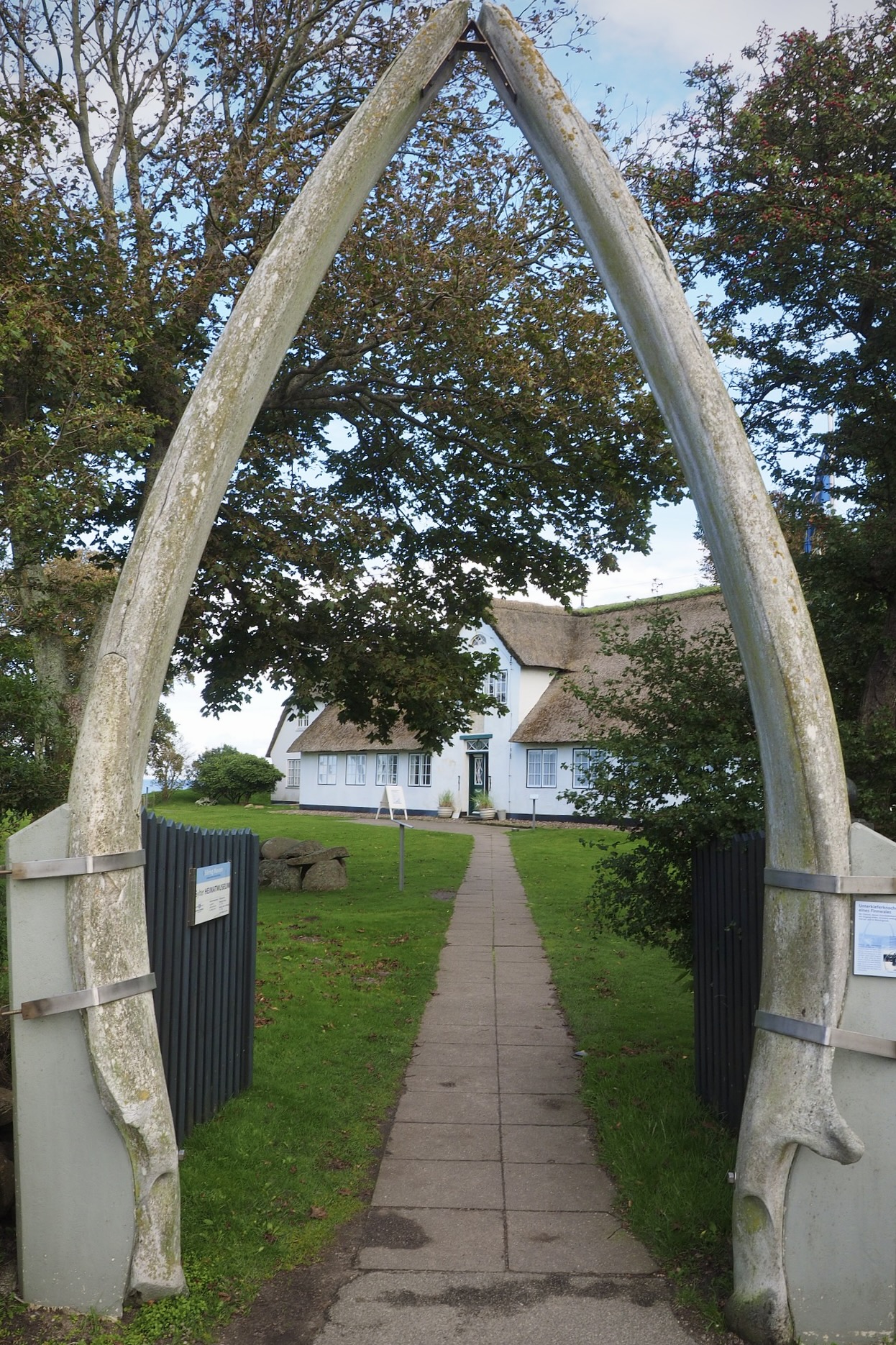 Der Eingang des Heimat Museum Sylt in Keitum