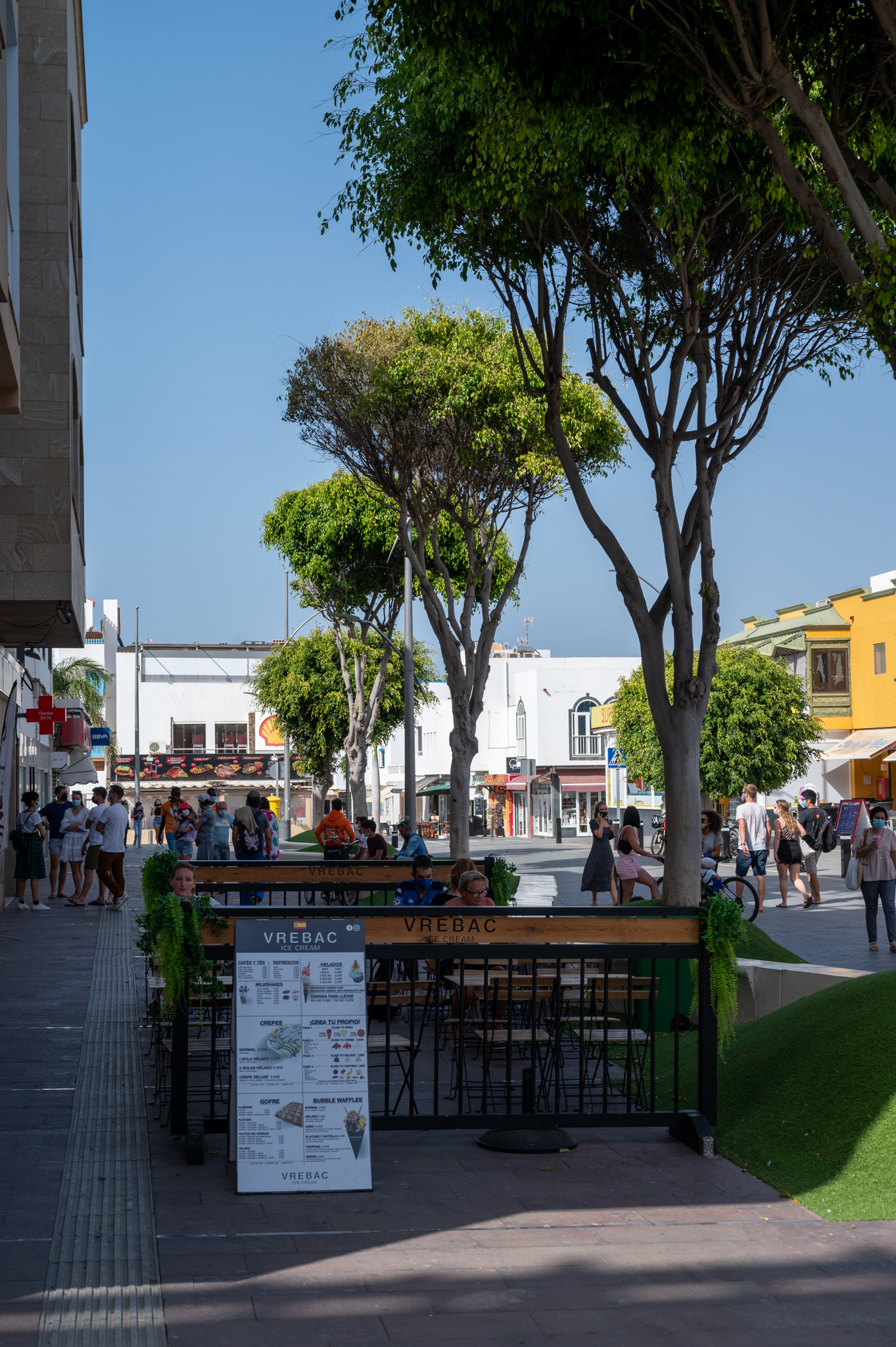 Einkaufsstraße in Corralejo