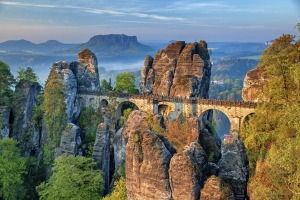 Elbsandsteingebirge in Sachsen