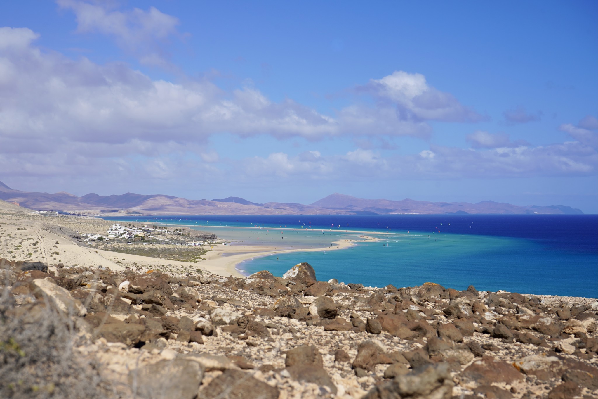 Die Lagune in Fuerteventura auf den Kanarischen Inseln