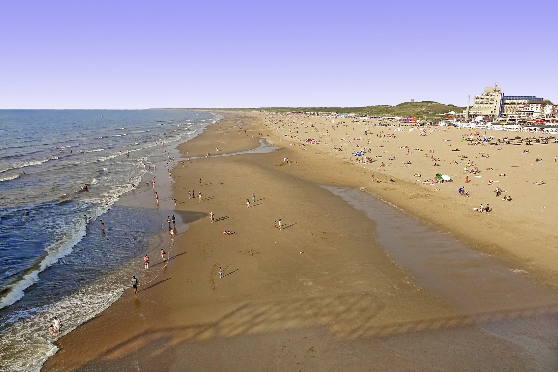 Der Strand von Kaiwijk an Zee