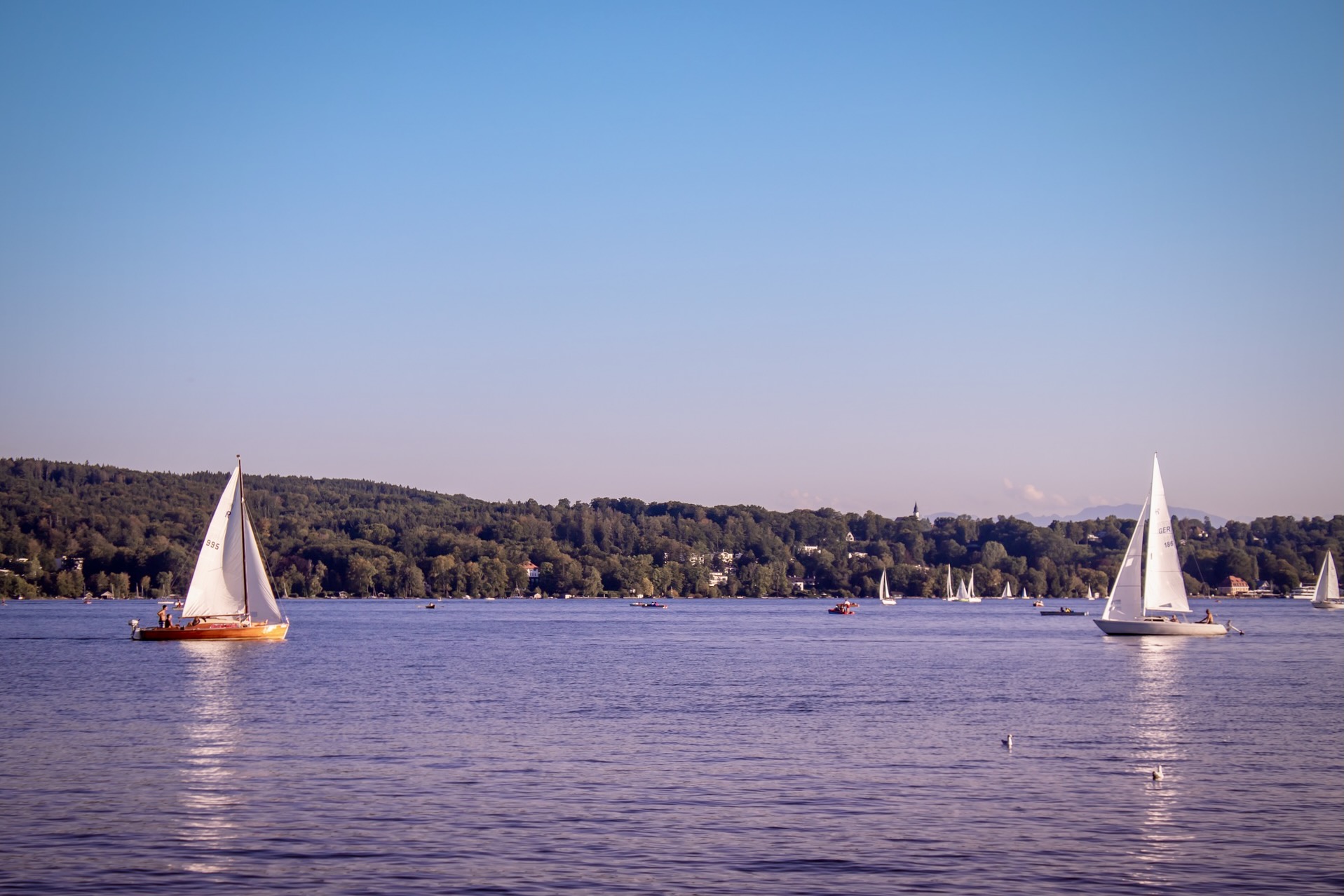 Schöne Seen in Bayern: Starnberger See