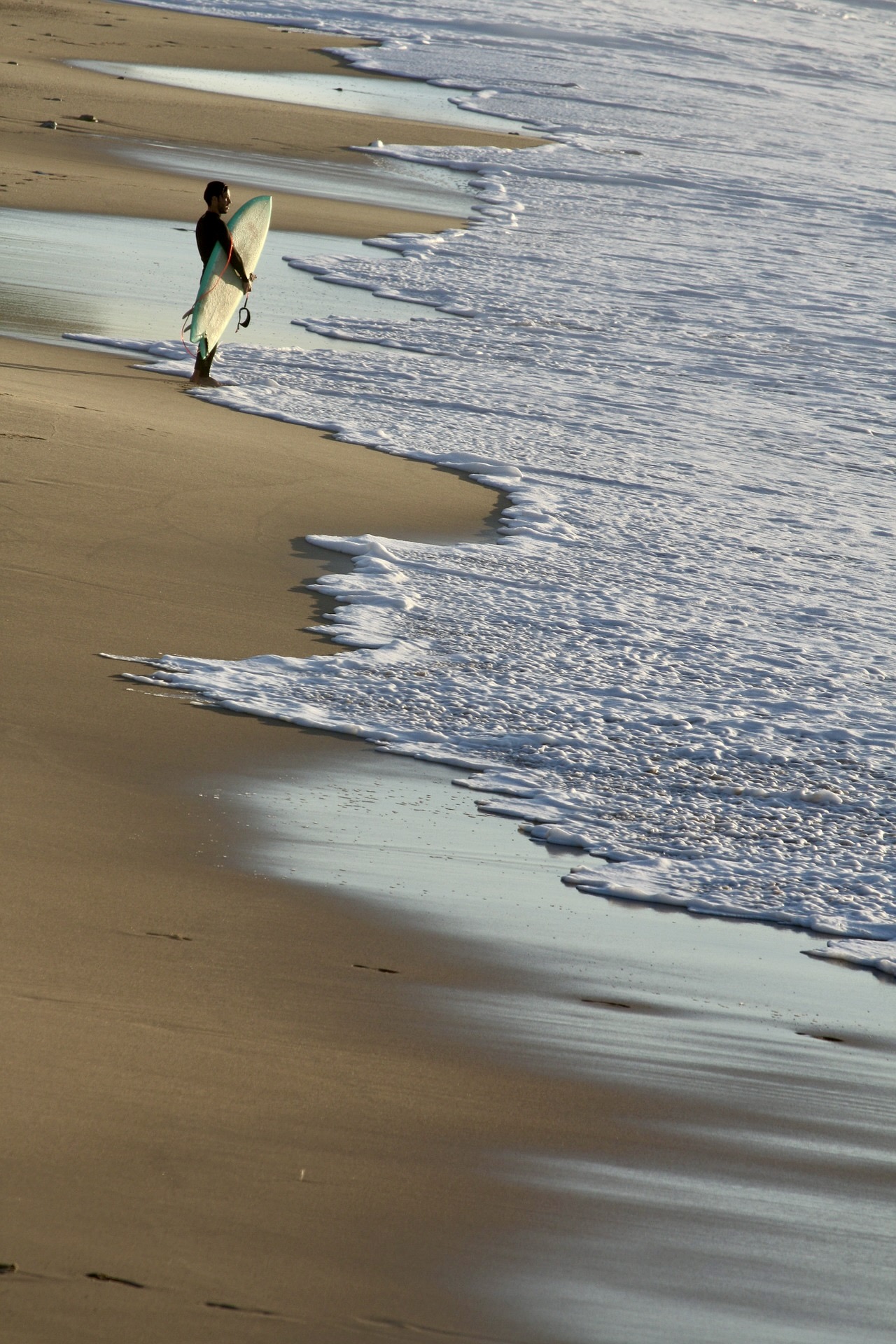 Surfen an der Atlantikküste in Frankreich