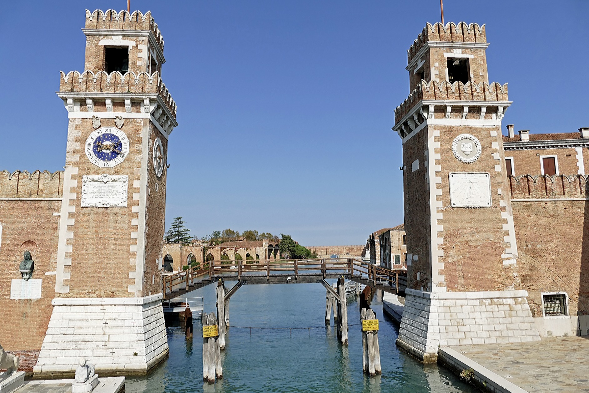 Das Arsenal ist die sehenswerte Schiffswerft von Venezien