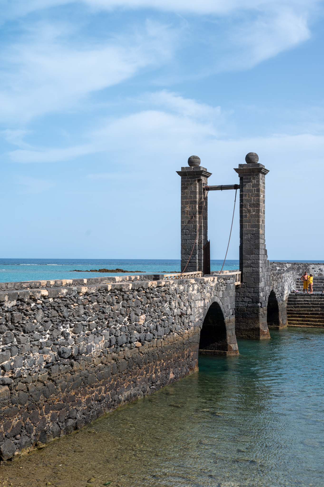 Brücke zum Castillo de San Gabriel