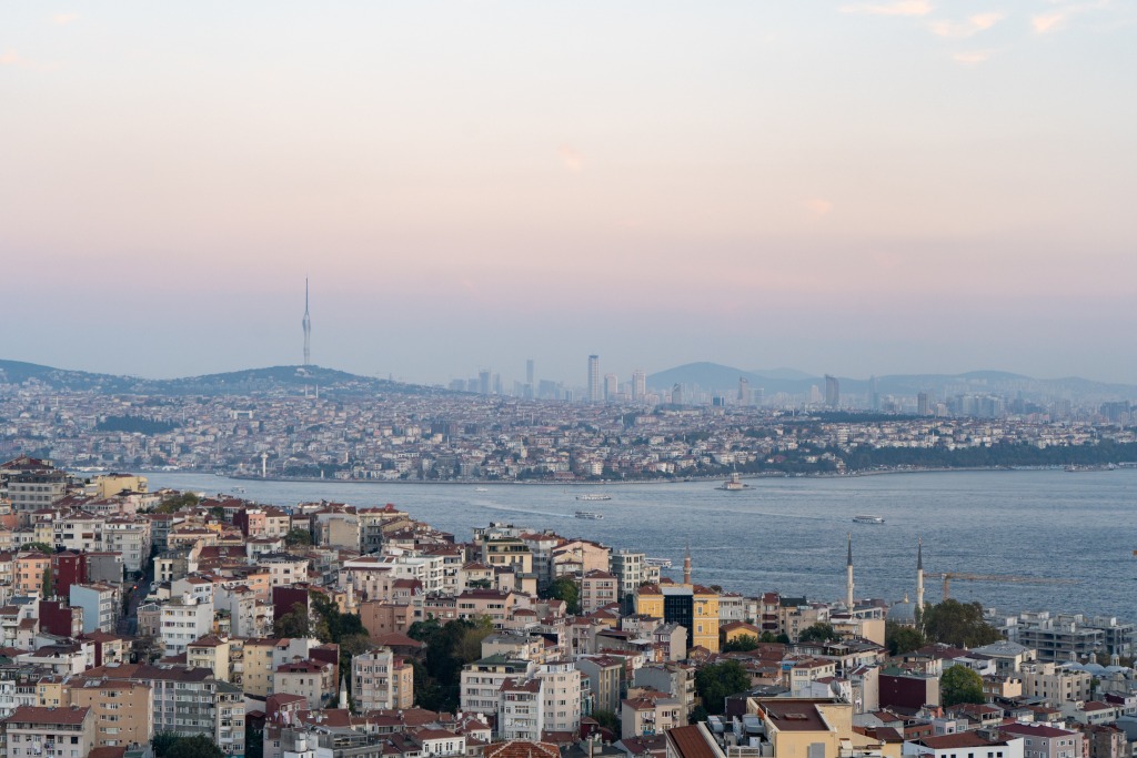 Blick nach Kadiköy in Istanbul