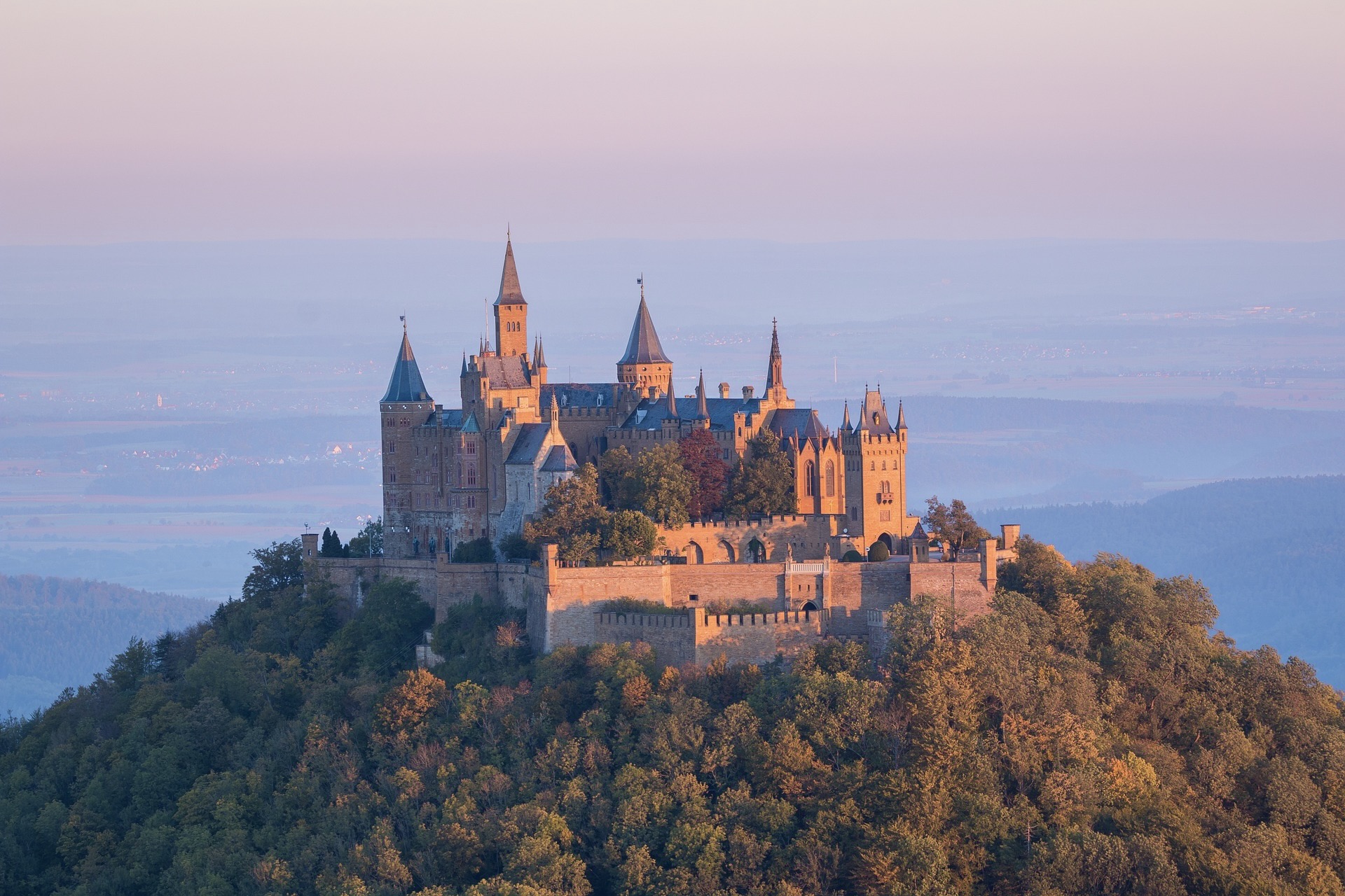 Die Burg Hohenzollern in Baden-Württemberg