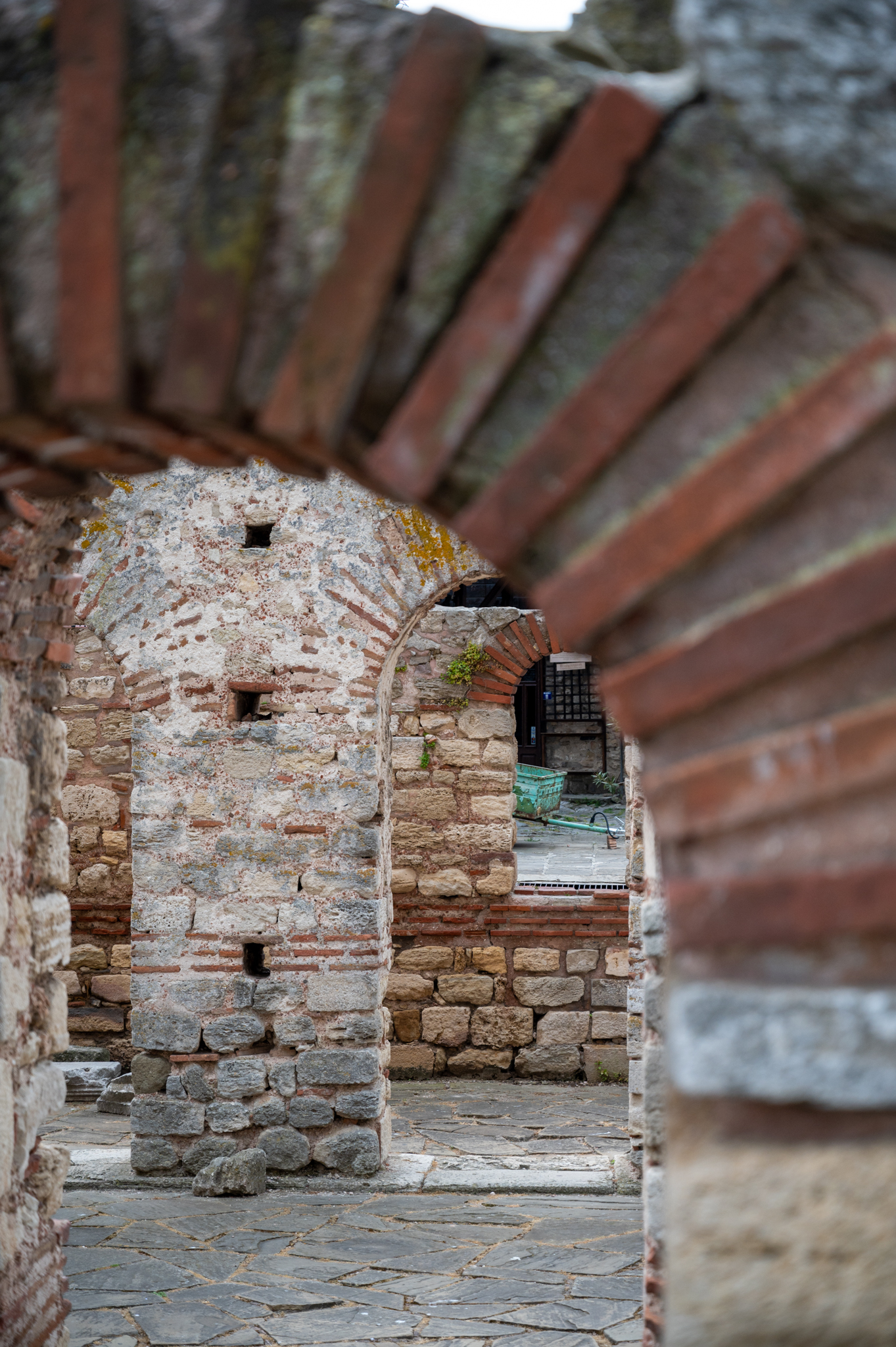 Alte Festung in Nessebar in Bulgarien