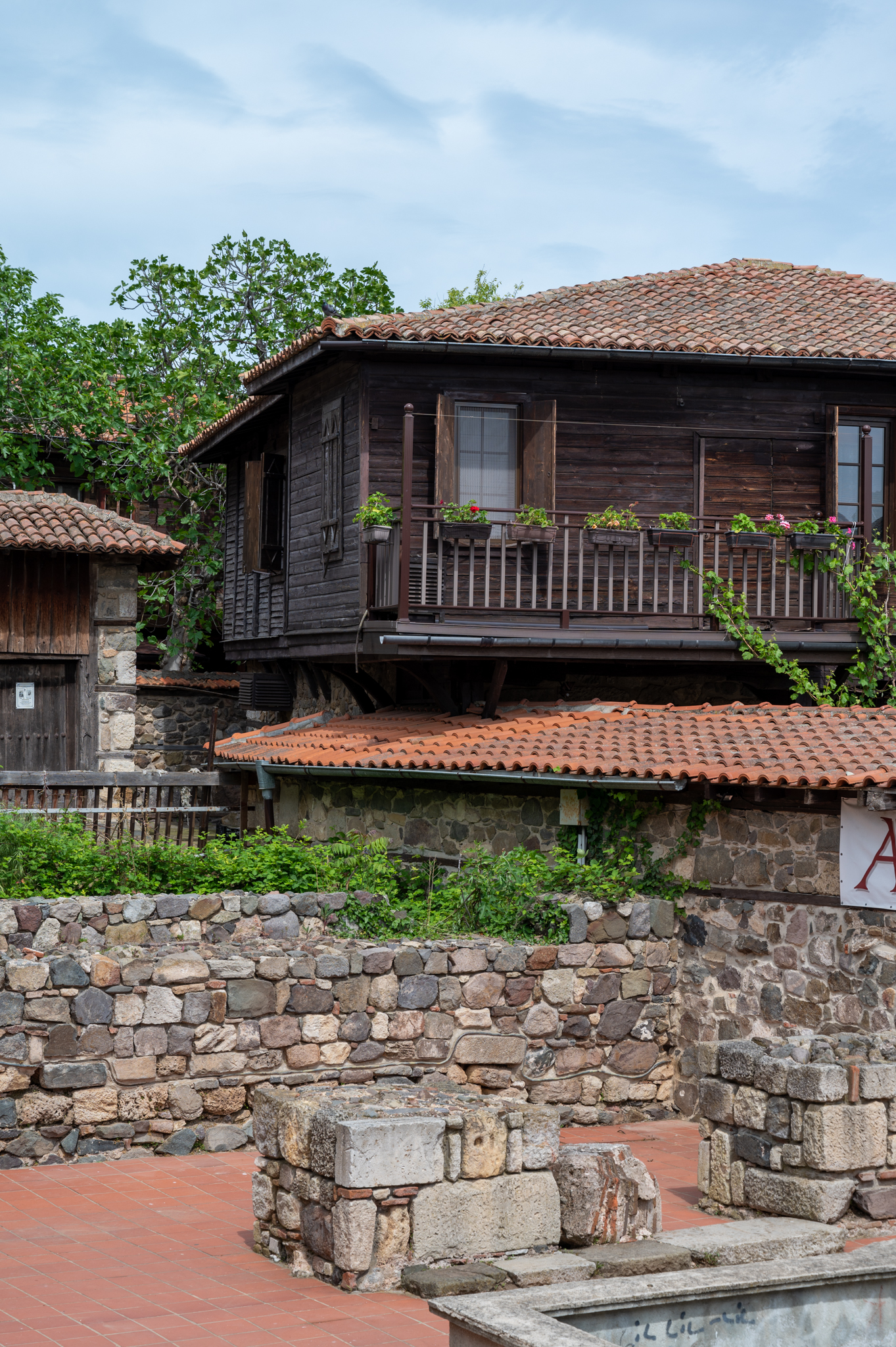 Architektur in Sozopol in Bulgarien