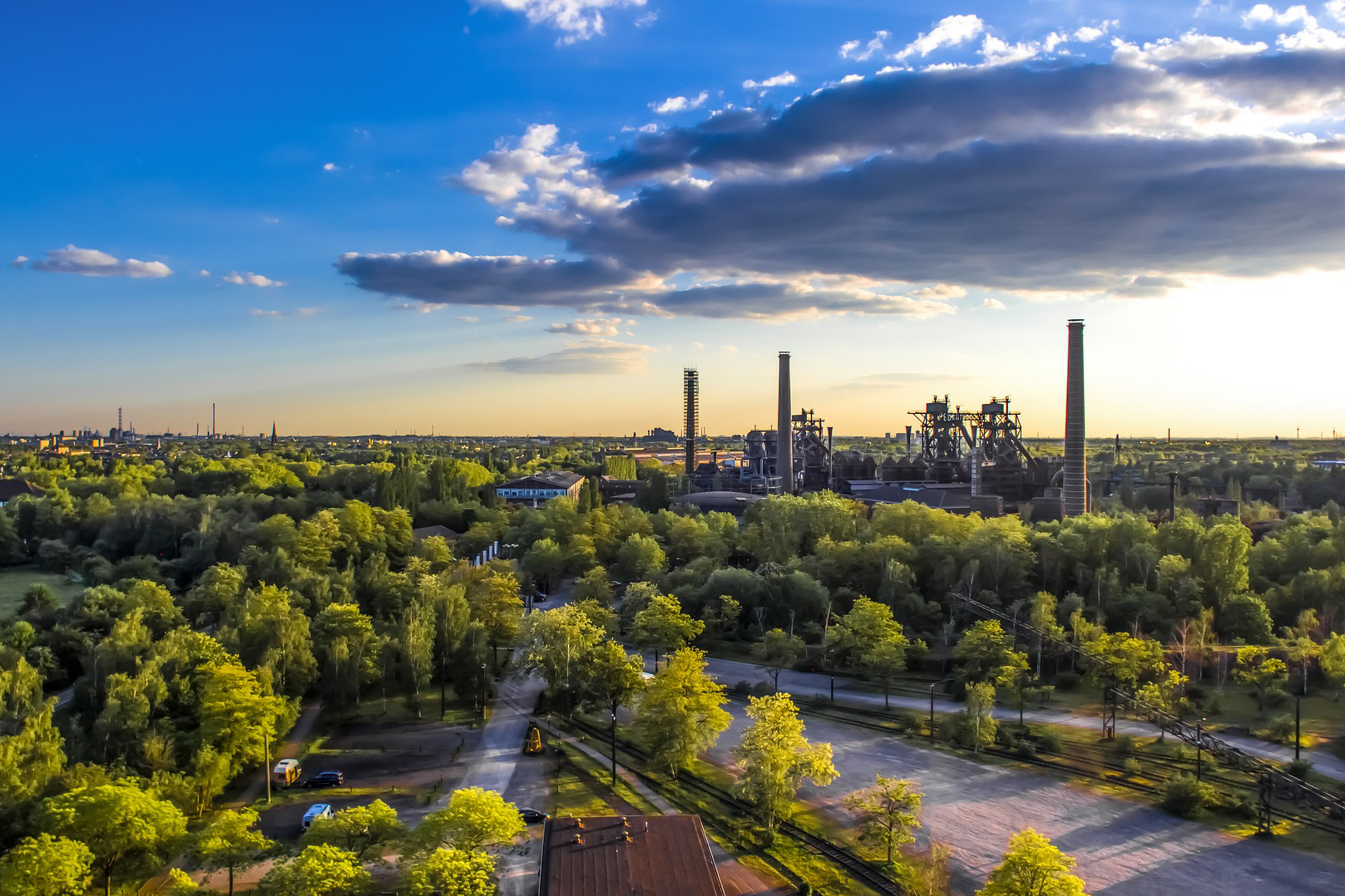 Landschaftspark in Duisburg