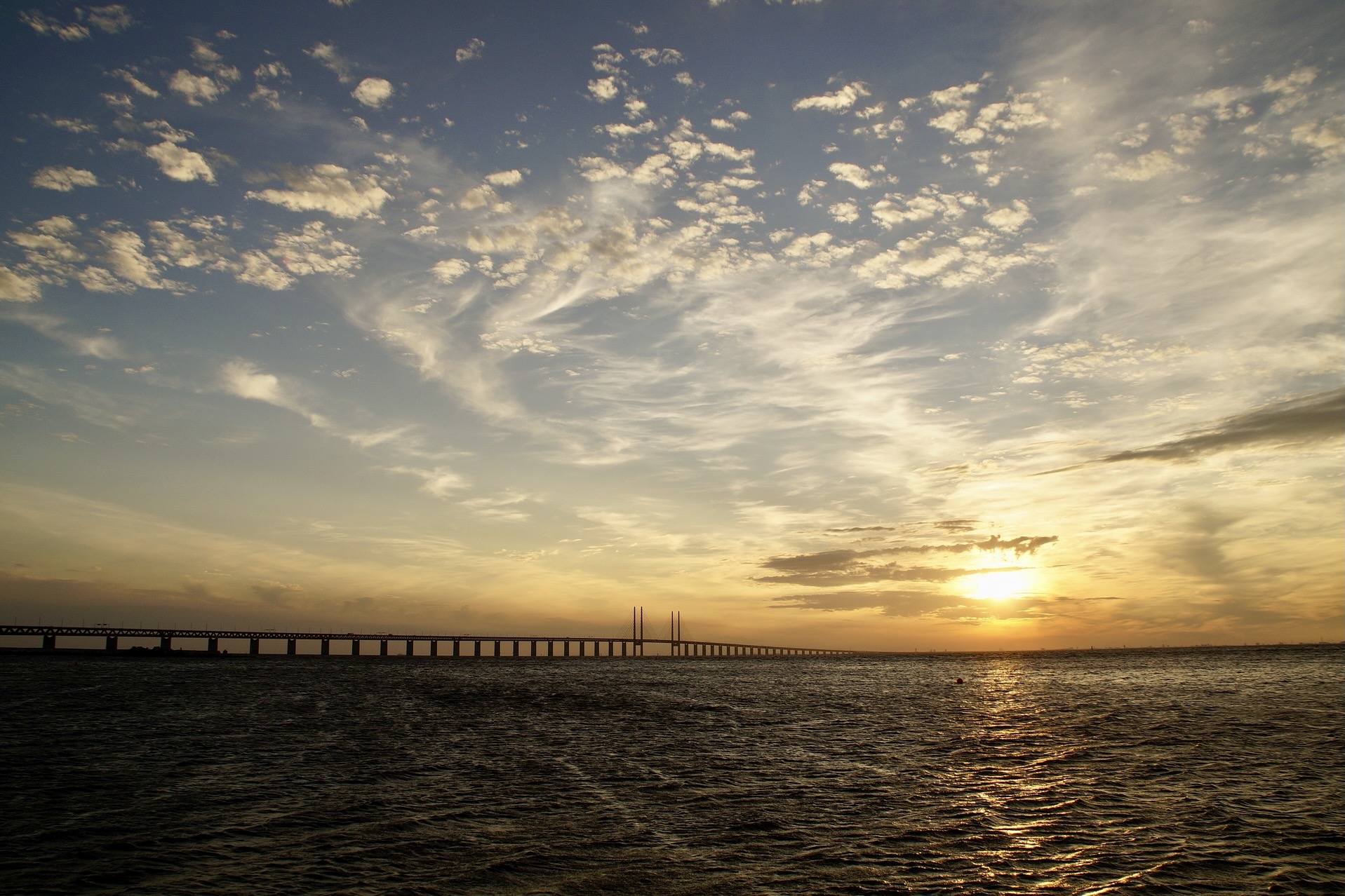 Öresundbrücke in Kopenhagen