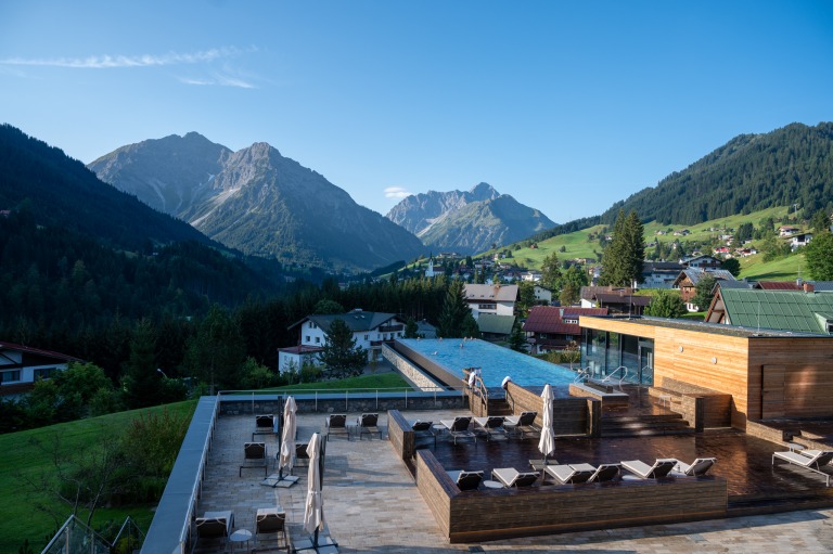 Ausblick aus dem Zimmer vom Hotel Ifen