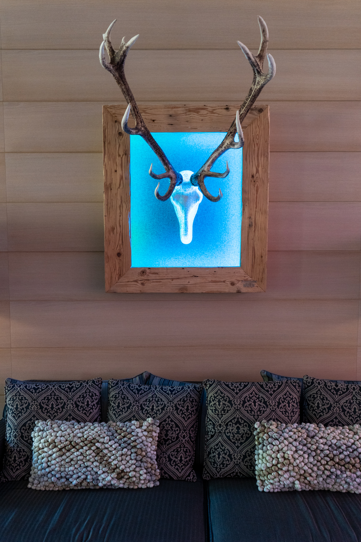 Hirschgeweih im Hotel Ifen