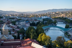 Ausblick über Tiflis