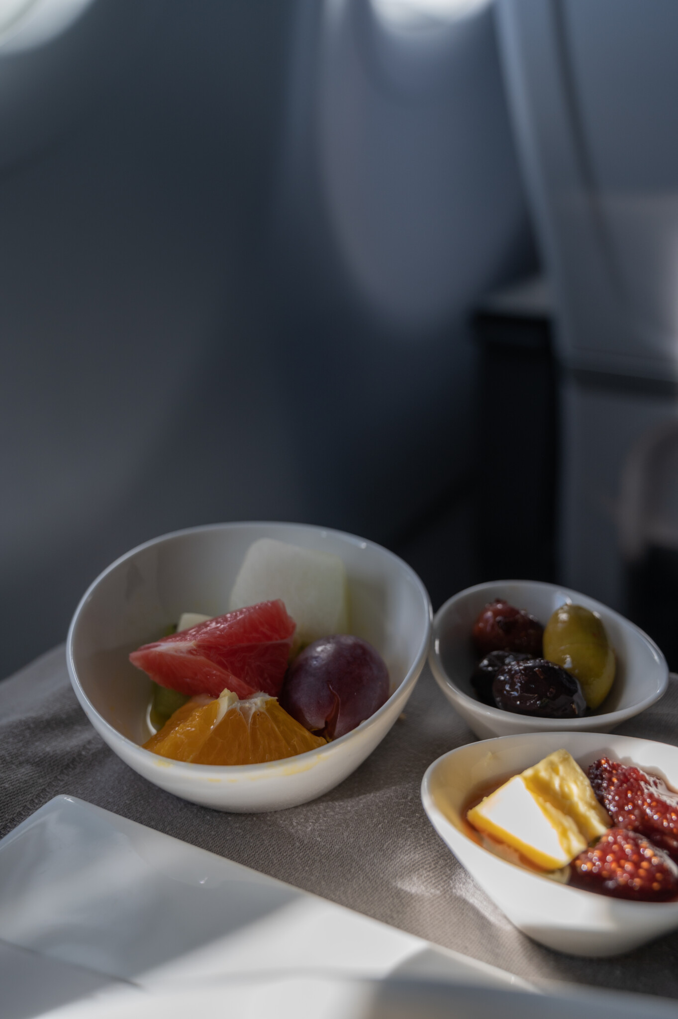 Frühstück in der Turkish Airlines Business Class