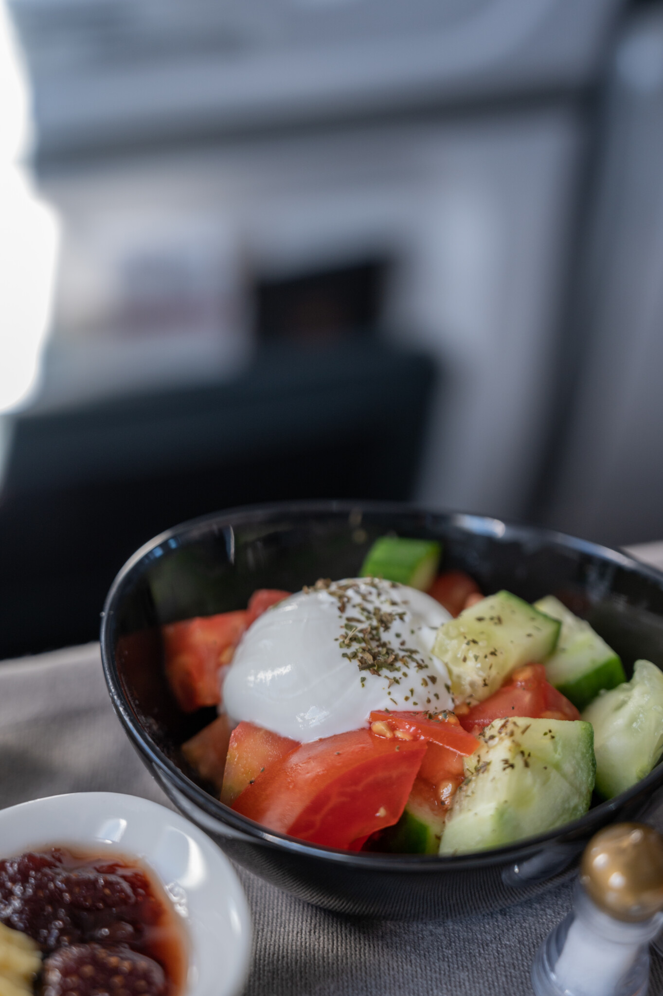 Frühstück in der Turkish Airlines Business Class