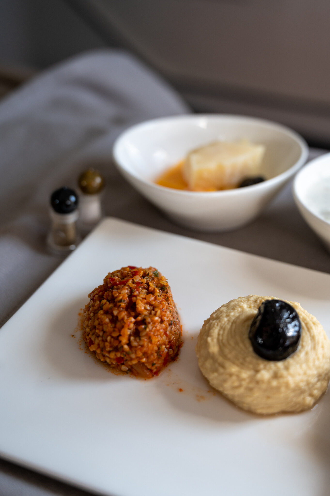 Türkische Mezze bei Turkish Airlines