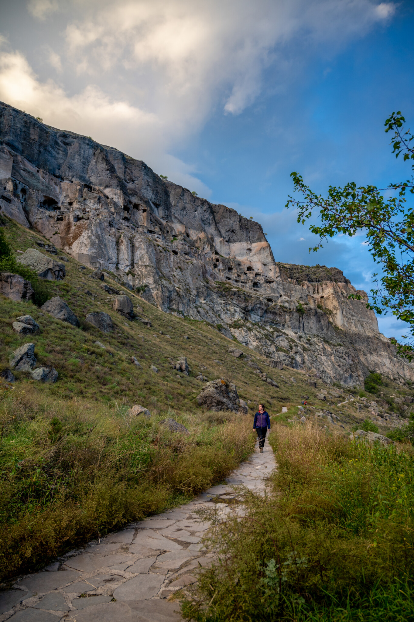 Felsenstadt Vardzia in Georgien