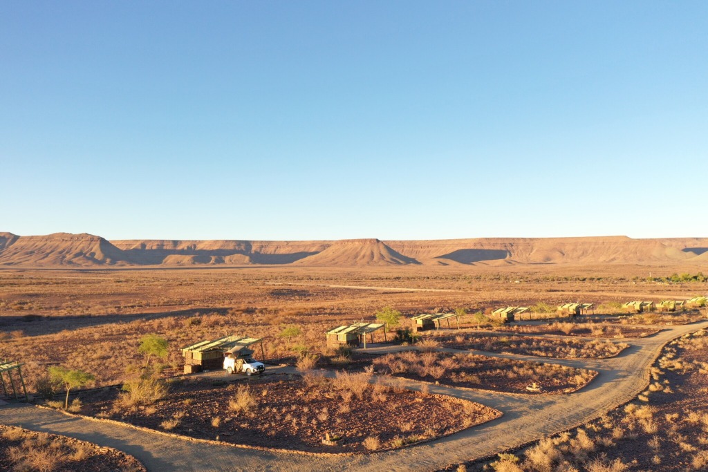 Camping in Namibia