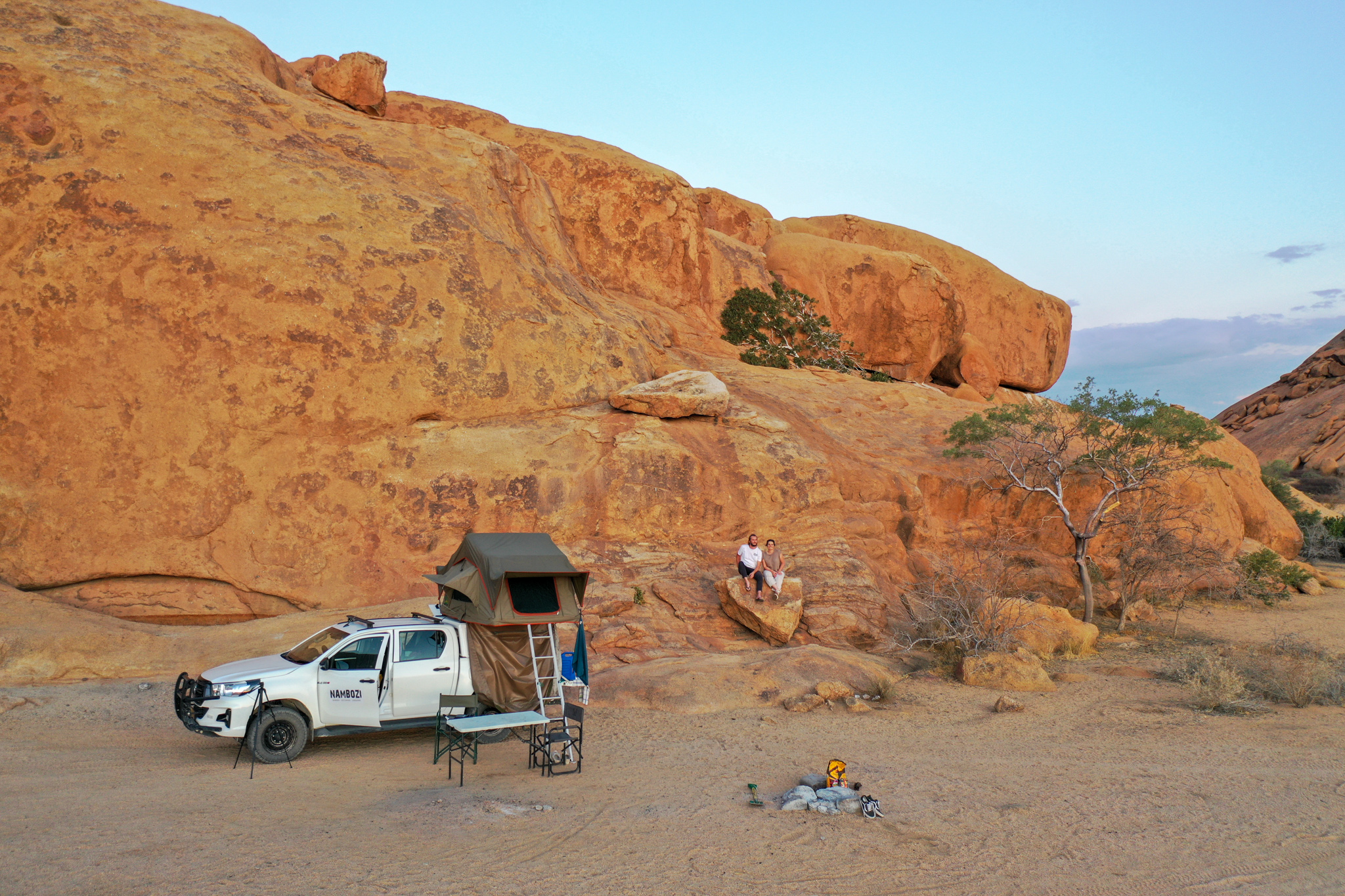 Campsites in Namibia
