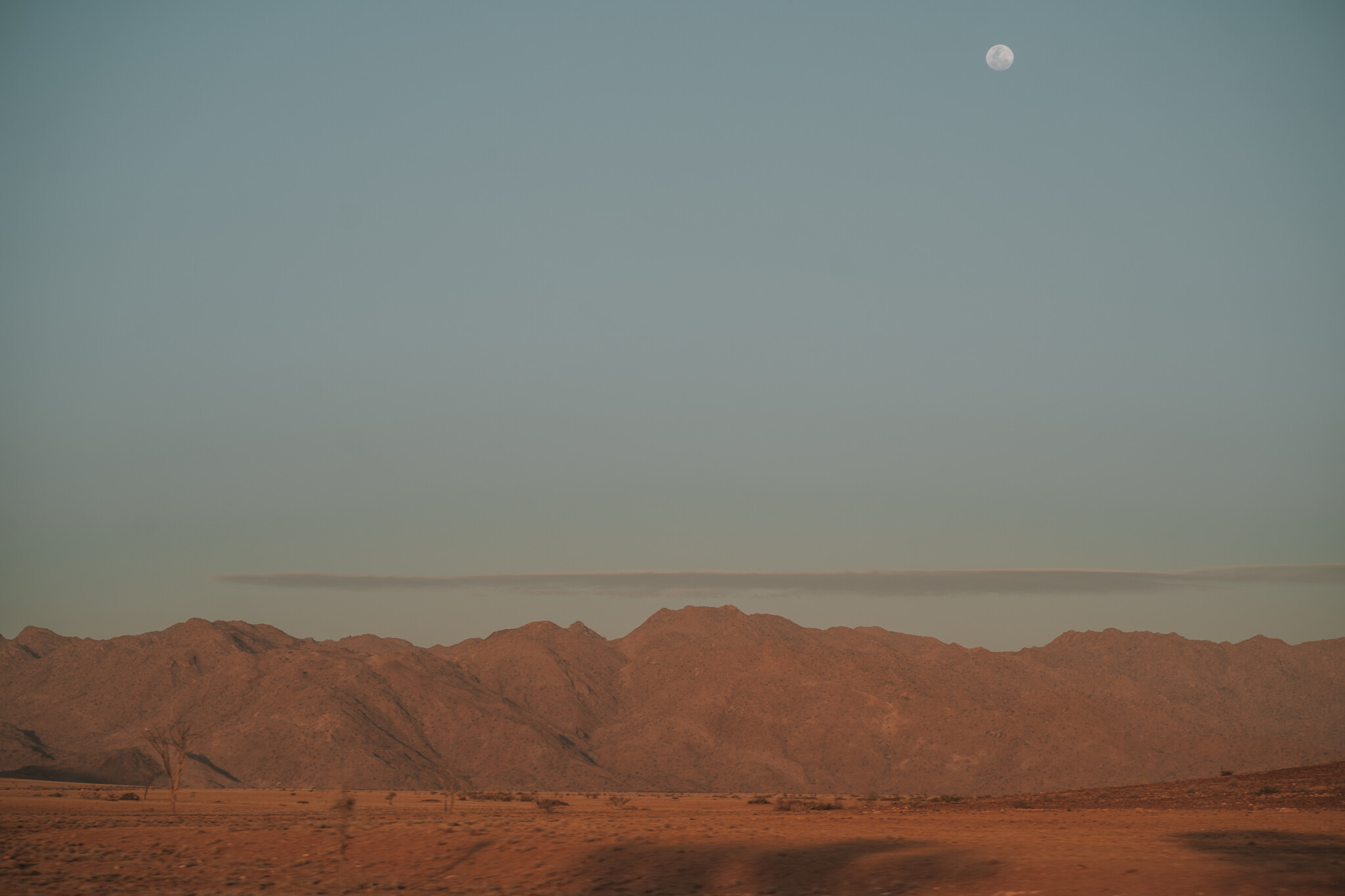 Berge in der Namib Wüste in Namibia