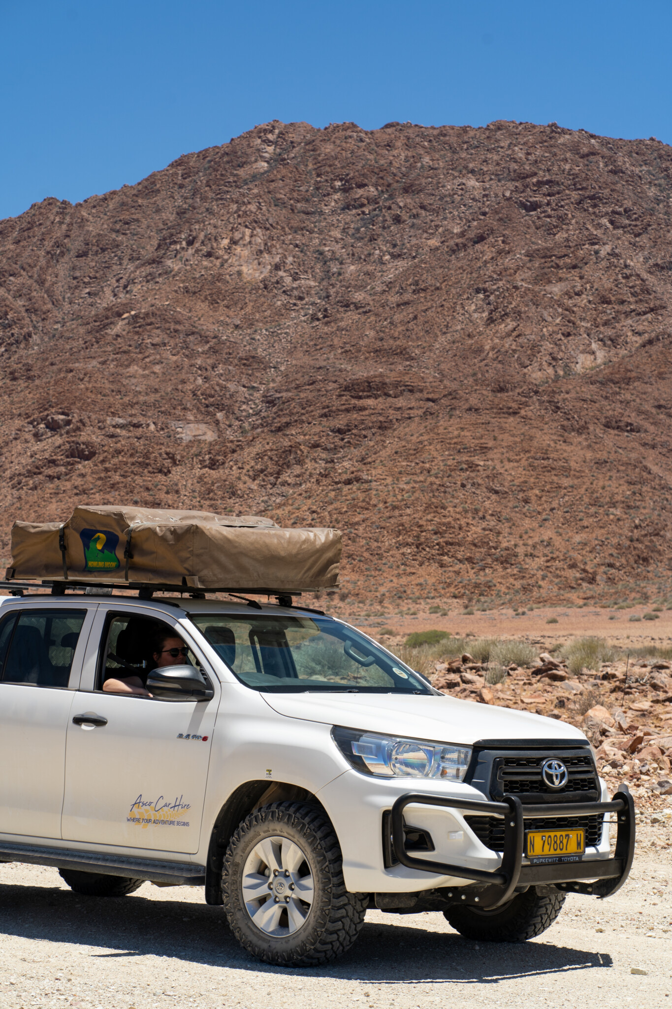 Geländewagen in Namibia