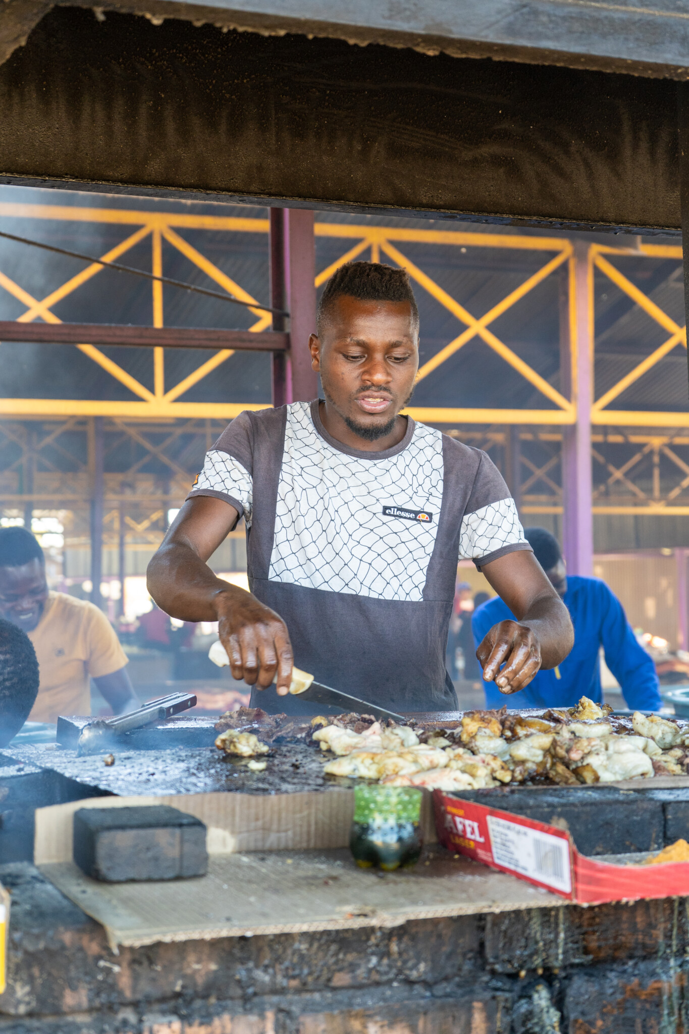 Kapana-Fleisch in Namibia