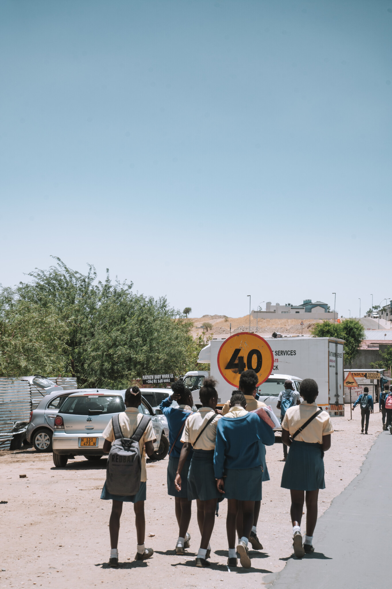 Kids im Township von Windhoek